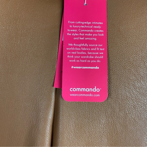 NWT Commando Faux Leather Legging in Cocoa Size Large - Picture 12 of 12